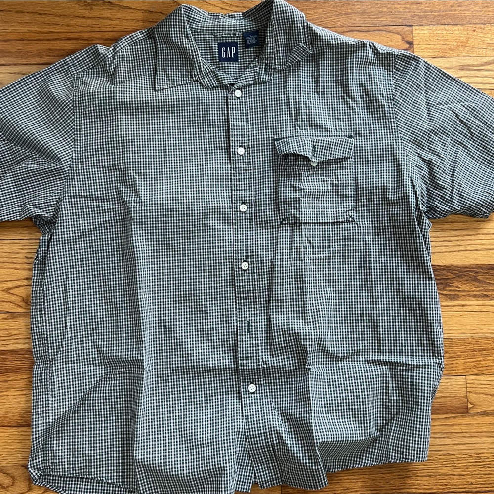 Vintage 90s short sleeve button up